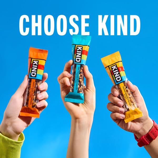 KIND Nut Bars, Cranberry Almond, Healthy Snack Bars, Gluten Free, Low Sugar, 6g Protein, 24 Count