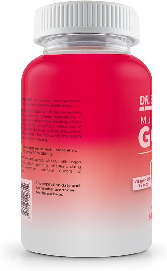 Dr. Simi Sugar-Free Apple Cider Vinegar Gummies | 500 mg ACV + Vitamin B12 & Folic Acid | Metabolism, Digestion & Clean Energy Support | Crisp Apple Flavor