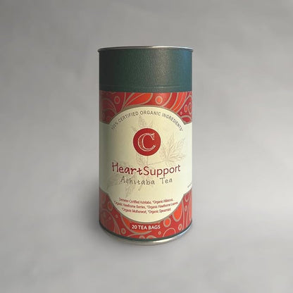 Dr. Cowan’s Garden Organic Ashitaba Hibiscus Tea, 20 Tea Bags - Supports Healthy Heart and Blood Pressure, Calming Caffeine-Free Herbal Blend for Health and Well-Being, Ashitaba Herbs Grown in the USA