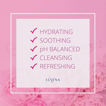Luvena Feminine Wipes - Soft Wet Wipes for Women - Refresh & Resist Odor - Gynecologist Tested - Travel Friendly Cleansing Cloths - Cucumber Scented (25 Count, 3 Pack)