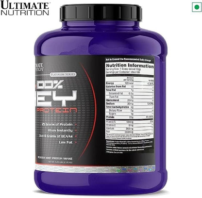 Ultimate Nutrition PROSTAR 100% Whey Protein Powder - Low Carb, Keto Friendly - 80 Servings, Vanilla Crème, 5.28 Pounds