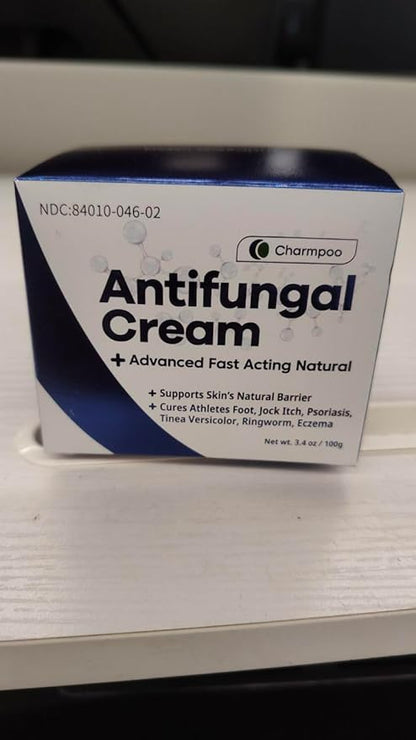 Antifungal Cream for Jock Itch: 2% Miconazole and Herbal Formula for Itchy Skin Relief Extra Strength - Cures Ringworm Athletes Foot Tinea Versicolor 100g