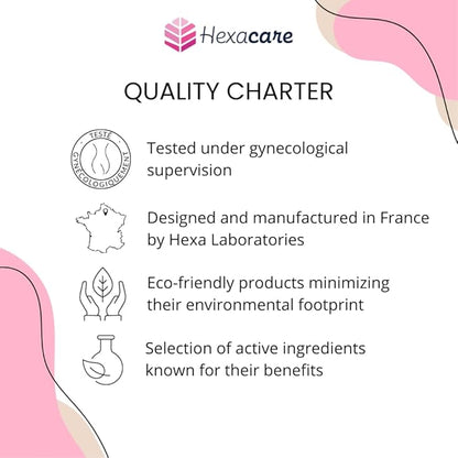 Hexacare | Intimate Cleansing Gel for Young Girls 200ml | Gentle Hygiene from Ages 3 to 12 | Sage Extract, Aloferm® & Lactic Acid | pH 4.5 | Made in France