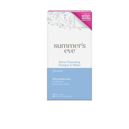 Summer's Eve Douche, Extra Cleansing Vinegar & Water, 2 x 4.5 Ounce (Pack of 6) Y