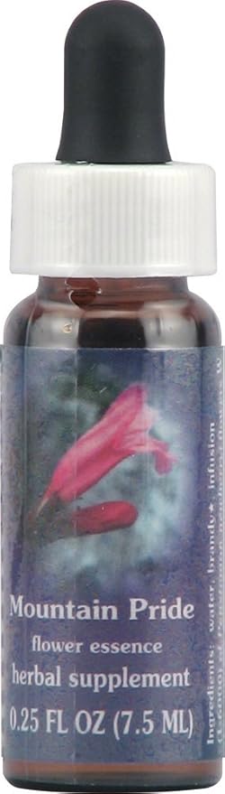 Flower Essence Services Supplement Dropper, Mountain Pride, 0.25 Ounce