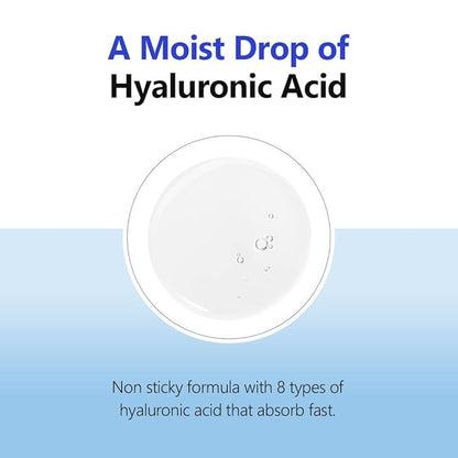 ISNTREE Hyaluronic Acid Water Essence 50ml 1.69 fl.oz | Water Serum | Replenishes moisture | Non-sticky ﬁnish