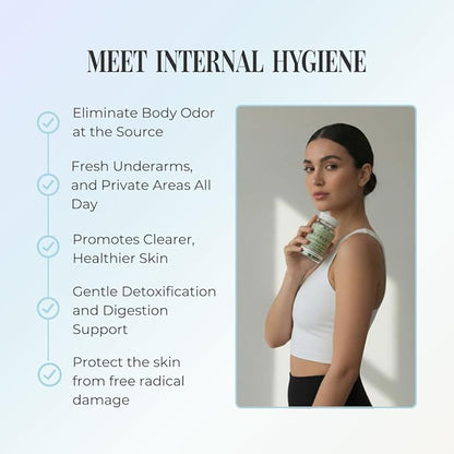 REFRESH – Internal Deodorant Supplement for Odor Control, Skin Health & Confidence Boost