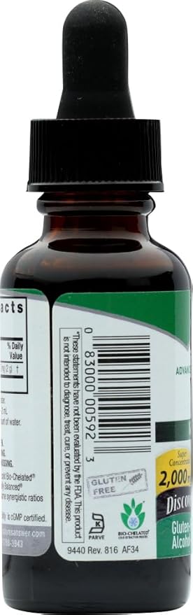 Nature's Answer Vitex Berry Alcohol Free 1 Ounce (2 Pack) | Support Female Hormonal Balance | Mensural Support | Menopause Support