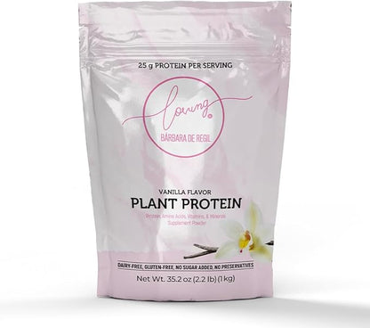 Loving it by Barbara de regil Plant Based Protein Vainilla Flavor 26 Servings 2.2 lb