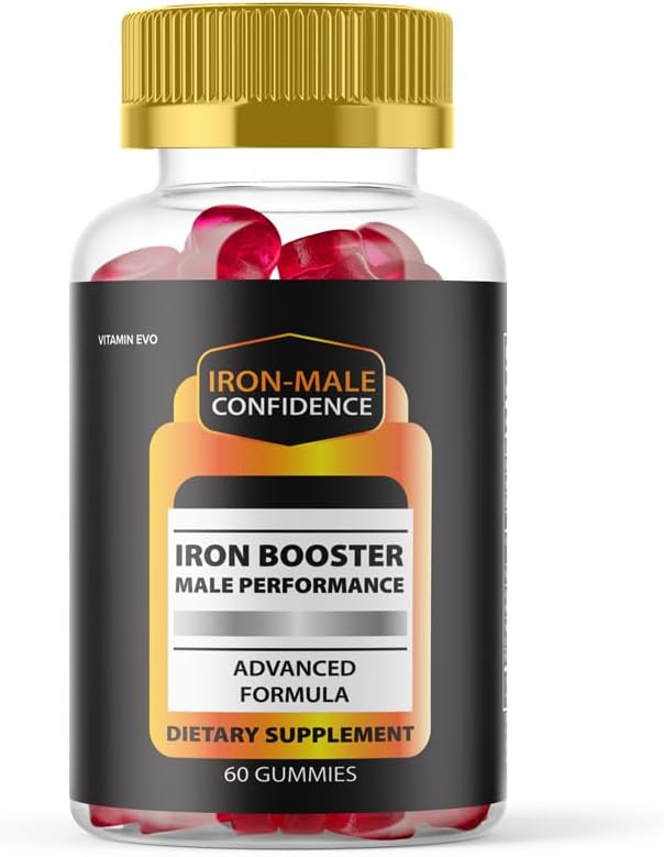 Iron Booster Gummies, IronBooster Maximum Strength Performance Gummies, IronBooster All Naturals Gummy Supplement, IronBooster Advanced Supplement, Iron Booster Premium Wellness Gomitas (30 Gummies)