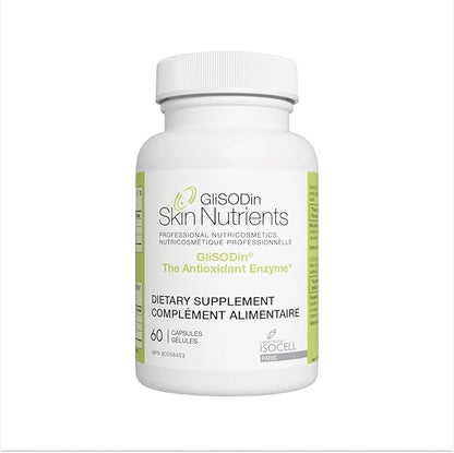 GliSODin Skin Nutrients The Antioxidant Enzyme - Reduces Oxidative Stress - 60 Capsules – 1 Month Supply