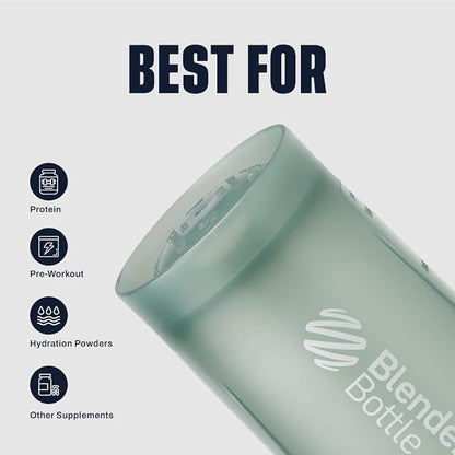 BlenderBottle Classic V2 Shaker Bottle Perfect for Protein Shakes and Pre Workout, 4-Ounce, Full Color Tan