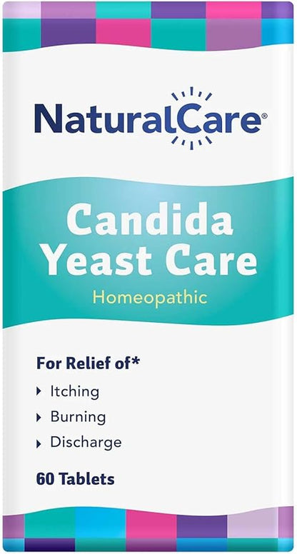 NaturalCare Candida Yeast Care, Homeopathic Tablets, 60ct