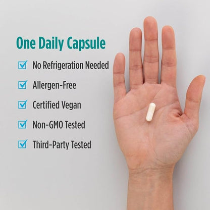 Nordic Naturals Nordic Flora Probiotic Maximum Care, 30 Capsules, 11 Probiotic Strains for Daily Immune and Digestive Health Support, Vegan, 30 Servings