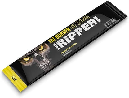 JNX SPORTS The Ripper! Fat Burner for Men & Women – Shredding Thermogenic Fat Burner, Pre-Workout & Appetite Suppressant – Sample Variety Pack 5 x 5g Sticks