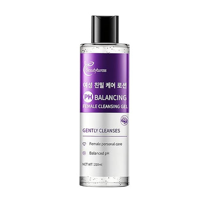 PH Balance Feminine Wash - Gentle & Moisturizing Private Shower Gel - 7.1Fl Oz - Long-Lasting Freshness, Coconut Fragrance, Plant Extracts, Contains Vitamin E, Suitable for Sensitive Skin