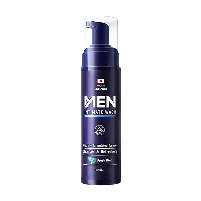 Men's Intimate Care Wash - pH-Friendly Cleanser with Lavender & Aloe Vera, Gentle Daily Cleansing for Men, Soothing Feel, Lasting Freshness - 190ml