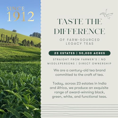 Luxmi Estates - Mango Passionfruit Darjeeling Green Tea, 50 Tea Bags (100g/3.52oz), 100% biodegradable Teabags