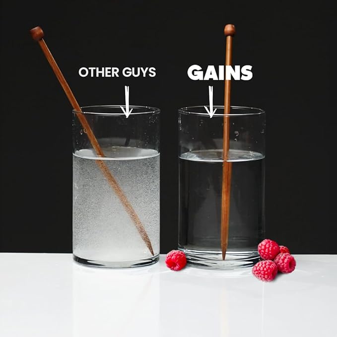 Gains in Bulk Instantized Creatine Monohydrate for Men & Women, Soluble Pre Workout Powder, Supports Muscle Building, Strength and Performance, Bodybuilding Supplements, Sour Raspberry, 30 Servings
