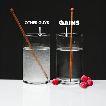 Gains in Bulk Instantized Creatine Monohydrate for Men & Women, Soluble Pre Workout Powder, Supports Muscle Building, Strength and Performance, Bodybuilding Supplements, Sour Raspberry, 30 Servings