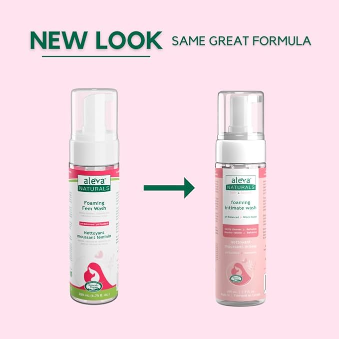 Foaming Feminine Wash |For Intimate Areas |Self-Foaming Pump |pH Balanced |Cleanses and Refreshes |Made with Natural and Organic Ingredients |Dermatologist & Gynecologist Tested |(6.7 fl.oz / 200ml)