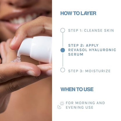 2% Hyaluronic Acid Serum for Face and Body, Facial Skin Care Products, Hydrating Serum for Skincare, Hyaluronic Acid Moisturizer, Improve Skin Moisture and Smoothness