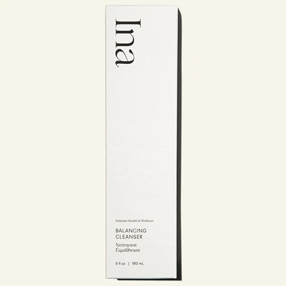 Ina Balancing Intimate Cleanser - pH Balanced Feminine Wash for Vulvar Care, Feminine Hygiene & Sensitive Skin - Non-Irritating Gynecologist Developed Intimate Wash w/Witch Hazel & Aloe, 6 fl oz