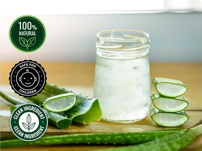 GreenHealth Aloe Vera Oil – 4 fl oz | Natural Carrier Oil for Skin, Hair & Massage | Lightweight Moisturizer for Aromatherapy, DIY Skincare & Body Oil | Clear Plastic Bottle