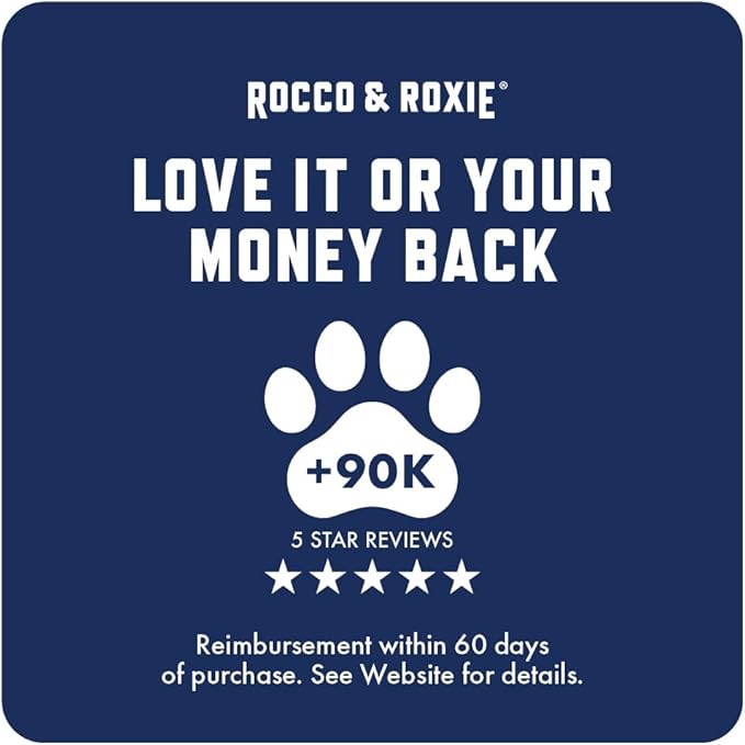 Rocco & Roxie Litter Box Odor Eliminator, Best Natural Urine Deodorizer, Cat Box Deodorizer, Smell Control, Odor Absorber, Safe for Kitty, 12 oz