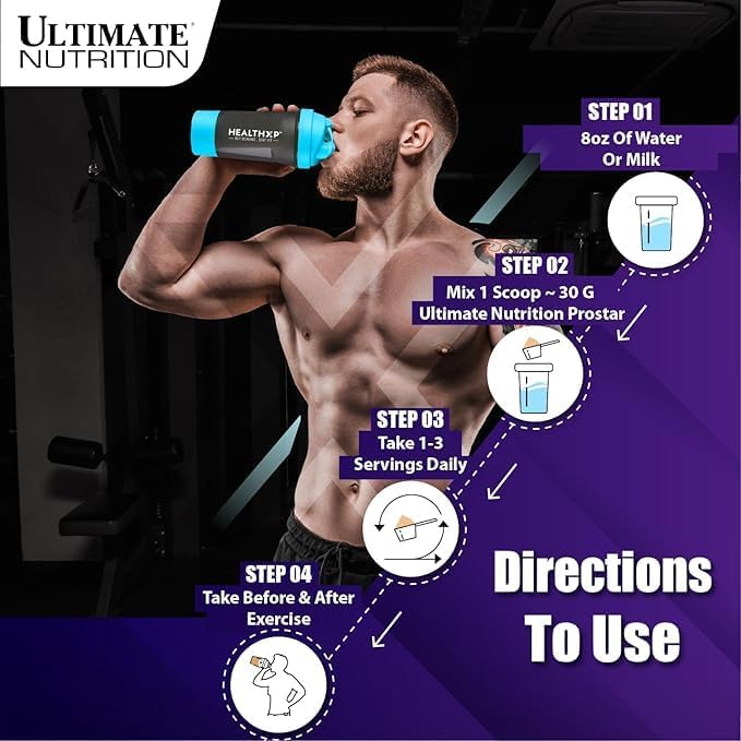 Ultimate Nutrition PROSTAR 100% Whey Protein Powder - Low Carb, Keto Friendly - 80 Servings, Vanilla Crème, 5.28 Pounds