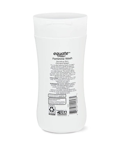 Equate: Feminine Wash Sensitive Skin Skin Care, 9 fl oz