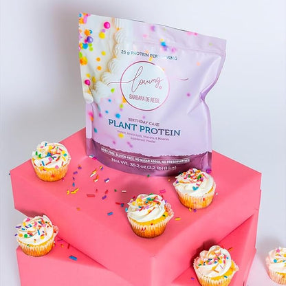 Loving it by Barbara de regil Plant Based Protein Birthday Cake 26 Servings 2.2 lb
