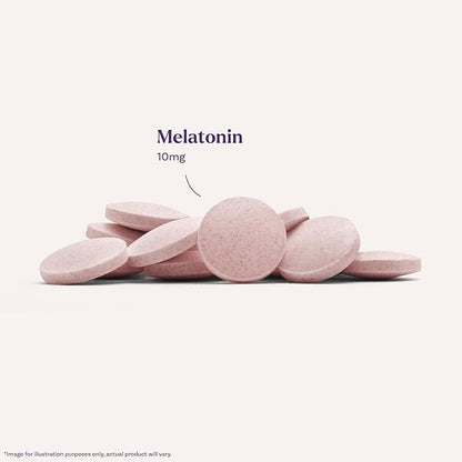Natrol Melatonin 10mg Fast Dissolve Tablets - Strawberry Flavor, 30 Count, Sleep Support, Fast Dissolve Melatonin for Adults, 30-Day Supply