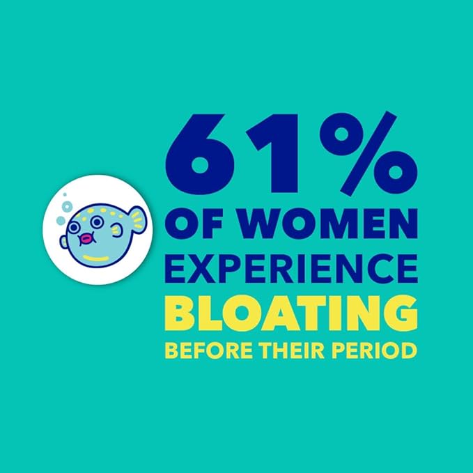 Midol Bloat Relief Caplets with Pamabrom,Relieve Bloating Symptoms Before and During Your Period,Provides Up to 6 Hours of Relief for Women,60 Count (Pack of 2)