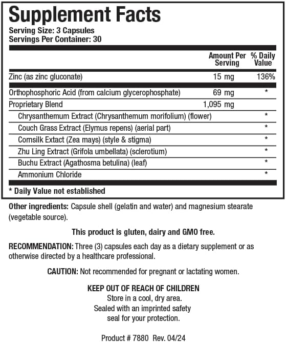 Biotics Research UT Complex™– Chrysanthemum, Couch Grass, Cornsilk, Zhu Ling and Buchu Extract, Urinary Tract Support, Kidney Function, Renal Health. 90 Capsules.