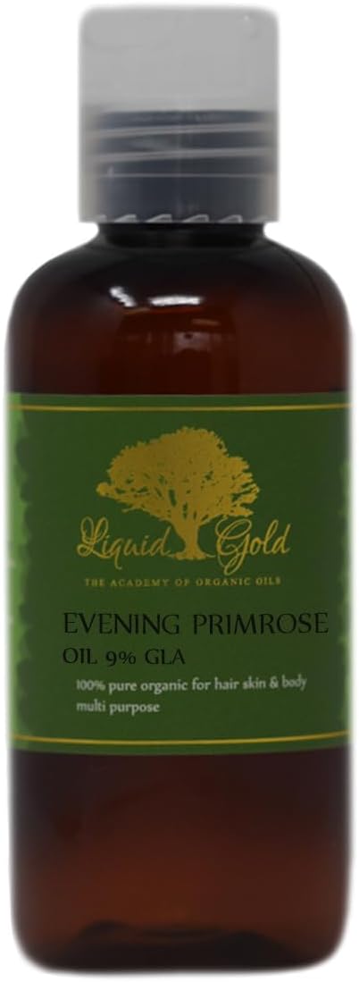 Liquid Gold Inc - 4 oz - Evening Primrose Oil - 100% Pure Natural Organic Cold Pressed