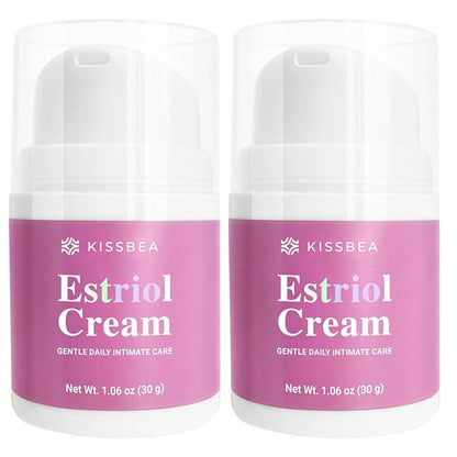 Bioidentical Estriol Cream for Women 2 pack - External Intimate Estrogen Cream with Estriol for Vaginal Dryness & Irritation – Menopause & Postmenopause Relief