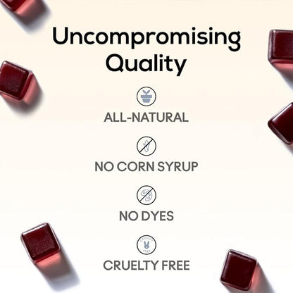 TrueMushroom - Sleep Support Mushroom Gummy Supplement with Melatonin for Sleep and Relaxation with Lion’s Mane, Cordyceps, Reishi, Shiitake. All-Natural, BlackBerry Flavor Gummies (60 Count)