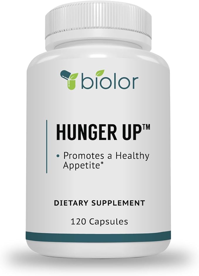 Biolor HungerUp™ - Appetite Stimulant (with No Artificial Fillers) - Effective Weight Gain Pills with Fenugreek Extract to Increase Appetite and Gain Weight