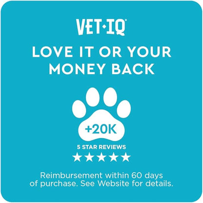 VetIQ Calming Support Supplement, Calming Chews for Dogs Help Manage Stress and Promote Relaxation, Anxiety Relief for Dogs, Made in The USA, 120 Count