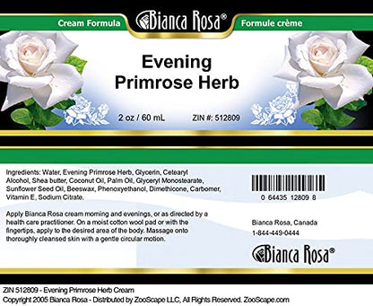 Bianca Rosa Evening Primrose Herb Cream (2 oz, ZIN: 512809)