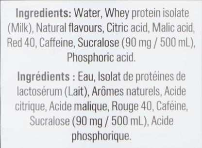 Protein2o 15g Whey Protein Infused Water Plus Energy,Cherry Lemonade,16.9 oz Bottle,(Pack of 24)