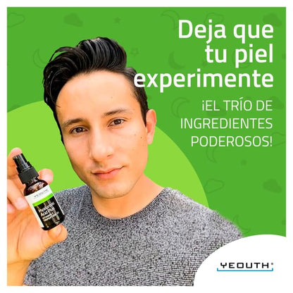 YEOUTH Hyaluronic Acid Serum for Face with Vitamin C, Hydrating Face Serum or Women & Men, Minimize the Look of Wrinkles, Patchy & Dull Skin 1oz