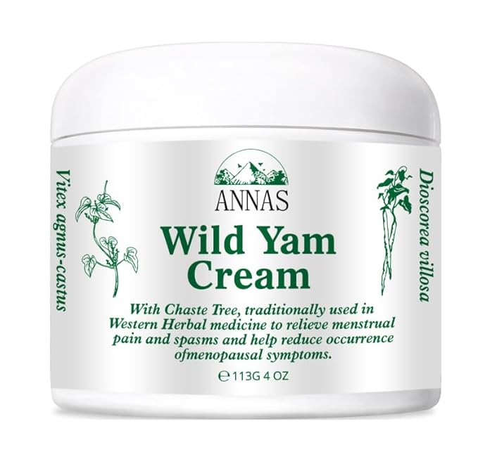 ANNAS Wild Yam Cream, Wild Yam Cream Organic for Hormone Balance,Promoting Perimenopause & Menopause Support for All Skin Types