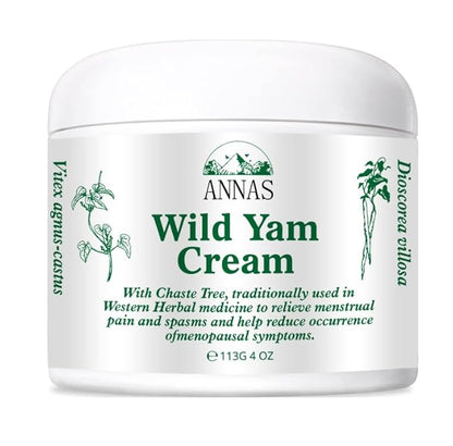 ANNAS Wild Yam Cream, Wild Yam Cream Organic for Hormone Balance,Promoting Perimenopause & Menopause Support for All Skin Types