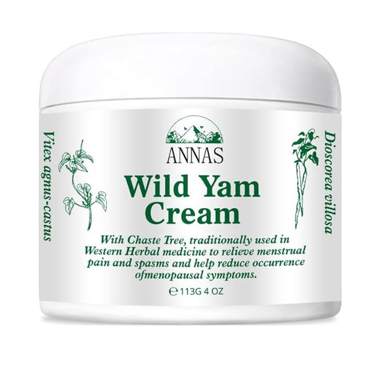 ANNAS Wild Yam Cream, Wild Yam Cream Organic for Hormone Balance,Promoting Perimenopause & Menopause Support for All Skin Types