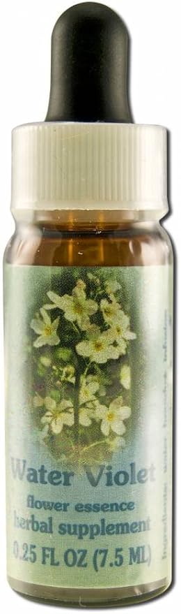 Flower Essence Services Supplement Dropper, Water Violet, 0.25 Ounce