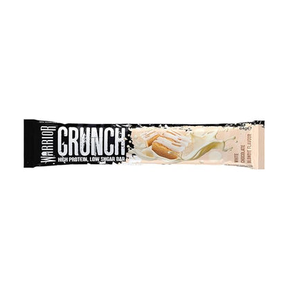Warrior Crunch High Protein Bars | 20g Protein, Low Carb, Low Sugar, Keto Friendly | Delicious, Chewy, Crispy On The Go Snack | Box of 12 Bars (White Chocolate Blondie)