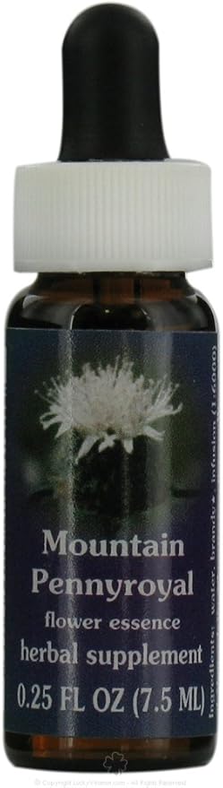 Flower Essence Services Supplement Dropper, Mountain Pennyroyal, 0.25 Ounce
