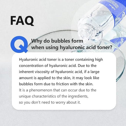 ISNTREE Hyaluronic Acid Toner 200ml, 6.76 fl oz | Korean Skincare | Deep Hydration | Non-Sticky | Mild Formula | for Dry & Sensitive Skin | Daily Moisturizing Toner